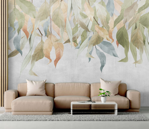 Λεπτά φύλλα σε φόντο με υφή Ταπετσαρίες Λεπτά φύλλα σε φόντο με υφή