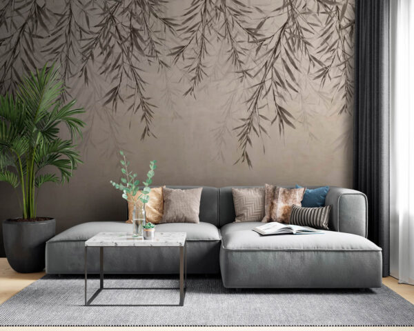 Ταπετσαρίες Λεπτά κλαδιά σε απαλές αποχρώσεις