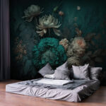 Ταπετσαρίες Floral artwork με λεπτεπίλεπτα πέταλα.