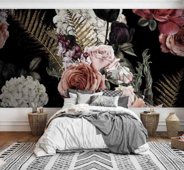 Floral μοτίβο των λουλουδιών Ταπετσαρίες Floral μοτίβο των λουλουδιών