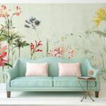 Ταπετσαρίες Κομψό Floral Symphony in Bloom