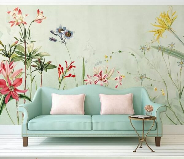 Κομψό Floral Symphony in Bloom Ταπετσαρίες Κομψό Floral Symphony in Bloom