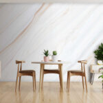 Ταπετσαρίες Λευκή επιφάνεια με πόδι πουλιού