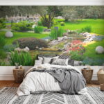 Ταπετσαρίες Ρεύμα που διατρέχει ένα πάρκο