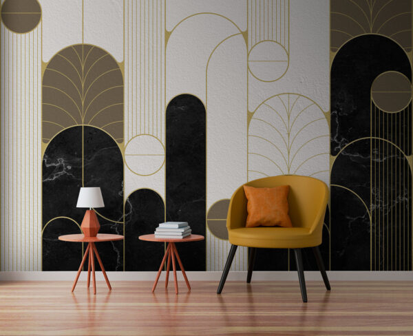 Γεωμετρικό σχέδιο Art Deco Ταπετσαρίες Γεωμετρικό σχέδιο Art Deco