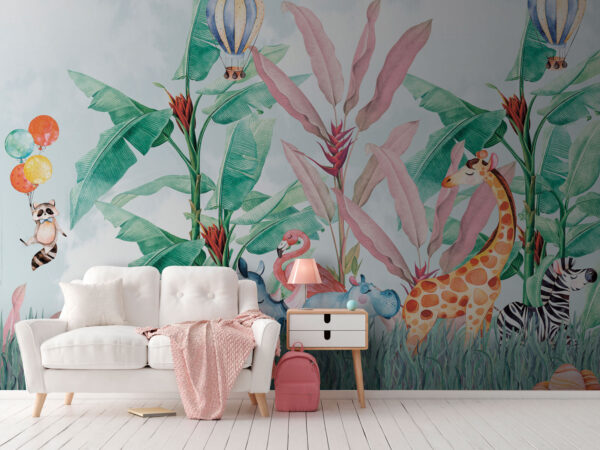 Ταπετσαρίες Ταπετσαρίες Ρακούν με παπιγιόν (Κωδικός προϊόντος: u74711)