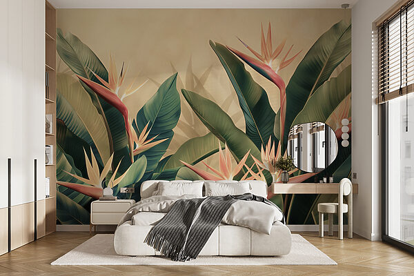 Ταπετσαρίες Ταπετσαρίες Πουλιά του Παραδείσου: Καλλιτεχνία της Φύσης (Κωδικός προϊόντος: w01484v1)