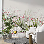 Ταπετσαρίες Soft Blooms Grace Tranquil Καμβάς