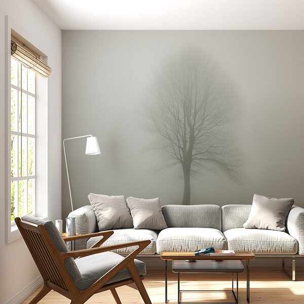 Ταπετσαρίες Δέντρο σε ομίχλη