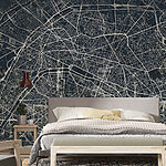 Ταπετσαρίες Χάρτης μιας πόλης