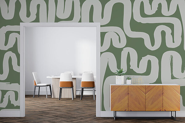 Ταπετσαρίες Λαβύρινθος με λευκές γραμμές