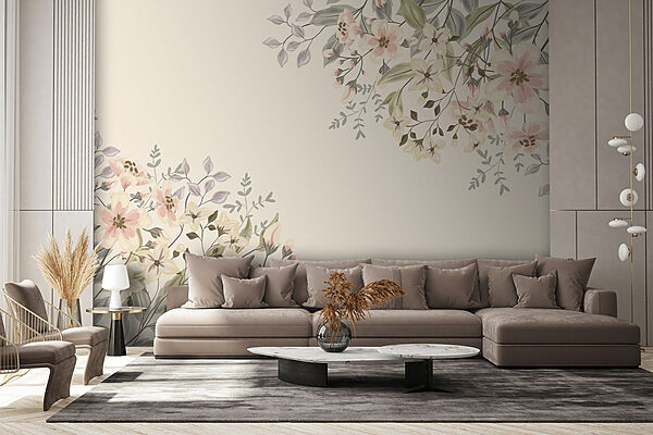 Floral μοτίβο με λουλούδια Ταπετσαρίες Floral μοτίβο με λουλούδια