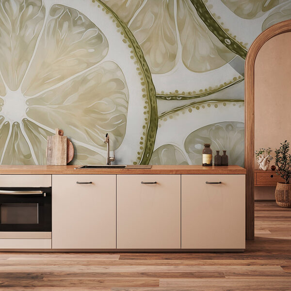 Ταπετσαρίες Ταπετσαρίες Φρέσκες φέτες λεμονιού σε στρώσεις (Κωδικός προϊόντος: w03026v1)