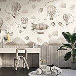 Ταπετσαρίες Μοτίβο από αερόστατα και βουνά