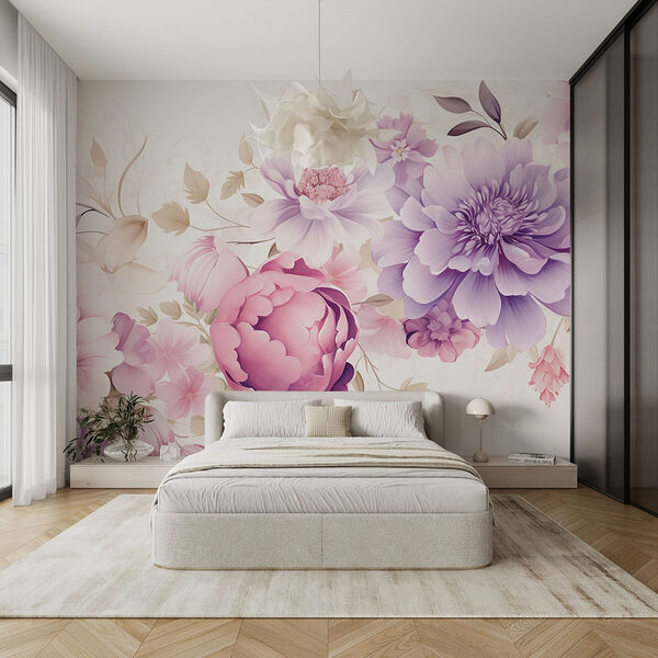 Floral κομψότητα σε απαλά παστέλ χρώματα Ταπετσαρίες Floral κομψότητα σε απαλά παστέλ χρώματα