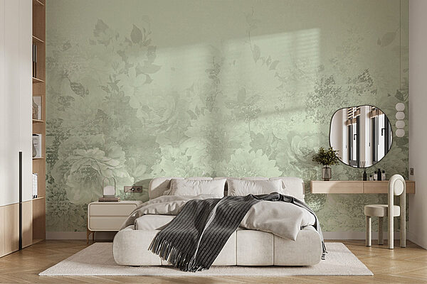 Ταπετσαρίες Απαλά λουλουδάτα μοτίβα σε παστέλ αποχρώσεις