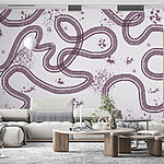 Ταπετσαρίες Μοτίβο γραμμών και κηλίδων