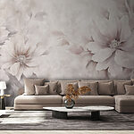 Ταπετσαρίες Λεπτά πέταλα σε απαλές αποχρώσεις