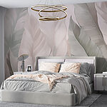 Ταπετσαρίες Μαλακά φύλλα σε απαλές αποχρώσεις