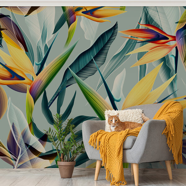 Ταπετσαρίες Καλλιτεχνικός σχεδιασμός Birds of Paradise