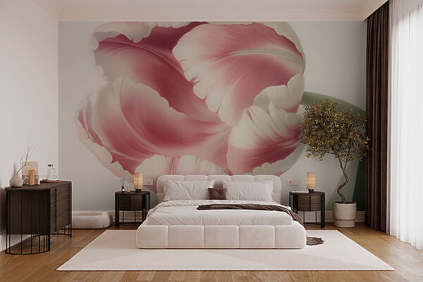 Ταπετσαρίες Λεπτά πέταλα σε απαλές αποχρώσεις